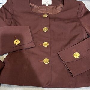 Women's Brown miss Dior suit